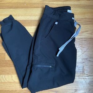 Figs black Zamora joggers // petite
